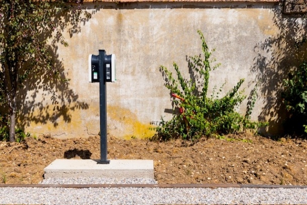 Table dressée pour la restauration lors d'un événement d'entreprise au Domaine d'Amélie